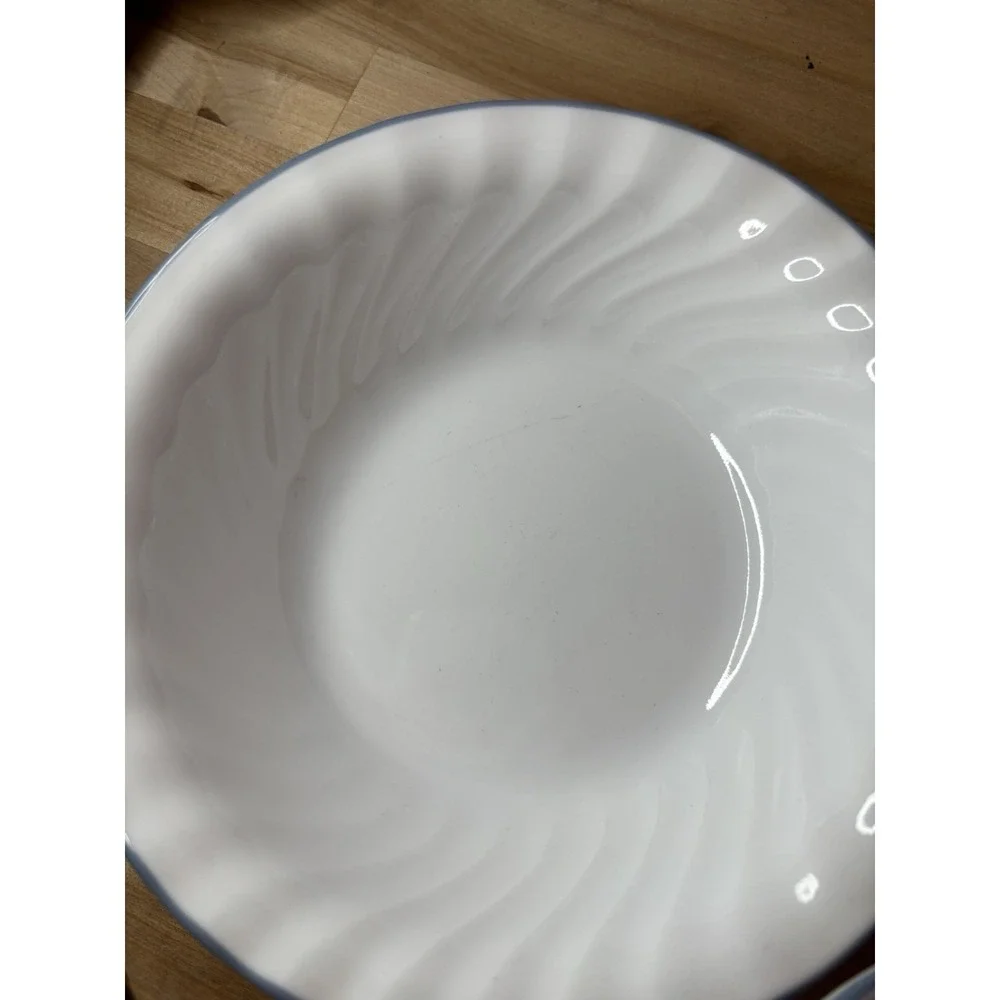 Pink Trio Pattern Corelle by Corning Cereal Bowls Set 7